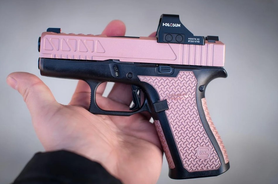 Rose Gold Glock 43x 