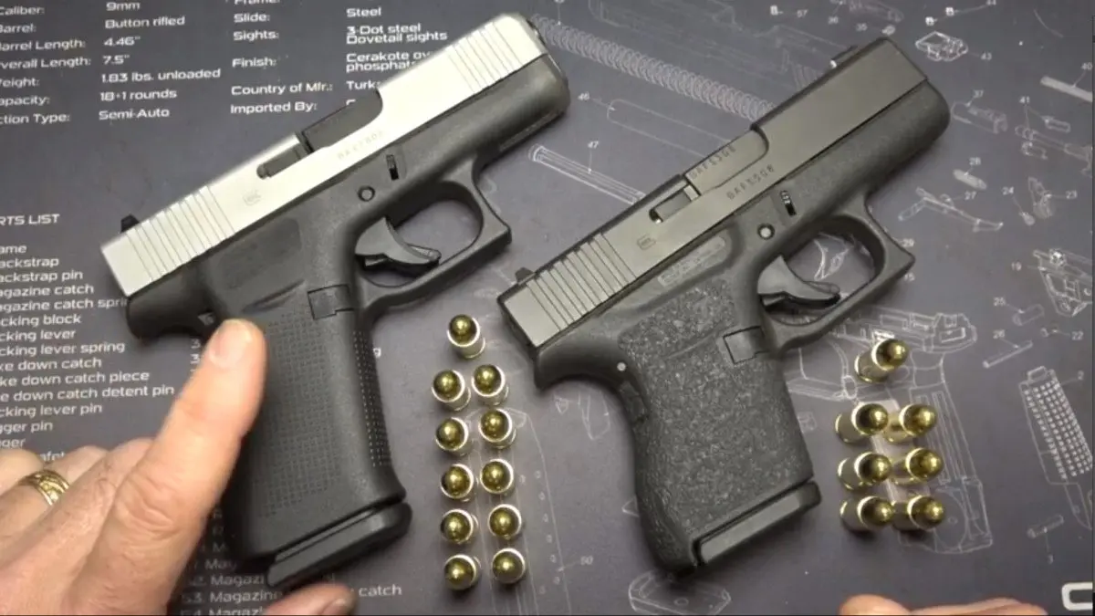 Glock 43X VS Glock 43X MOS​